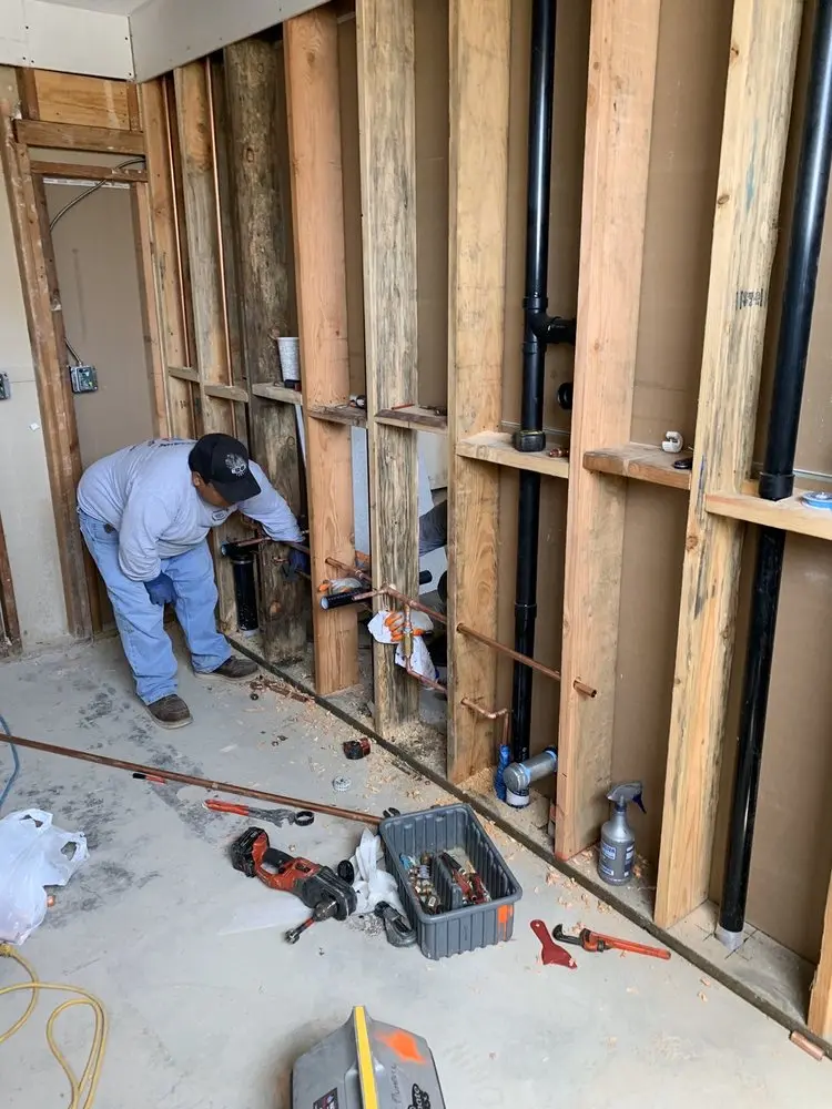 Commercial rough-in plumbing for Gas Line Repair in Meadows of Bloomfield